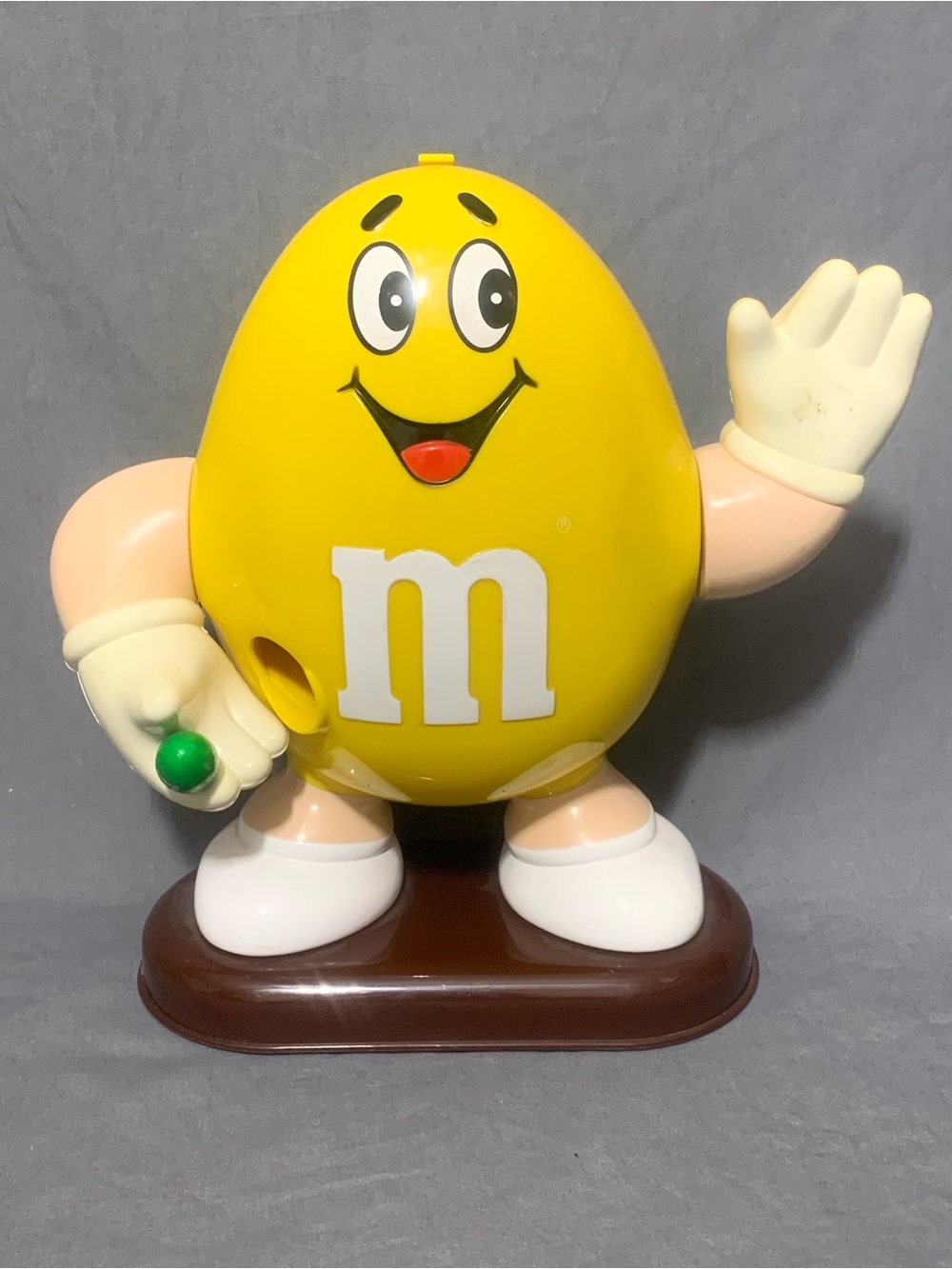 M&M'S Yellow Smiling Character Candy Dispenser Figure
